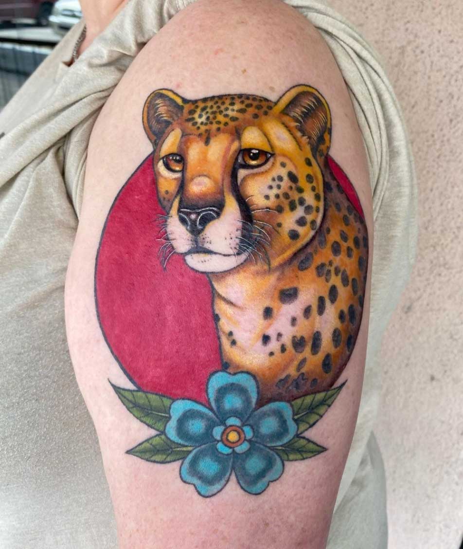 Cheetah Face Temporary Tattoo FX | Cat Costume Accessories